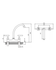 510/040-10 JUEGO DE COCINA MESADA THUNDER LEVER BLACK ESTALGRIF OFERTA