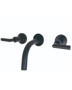 61015 LAVATORIO DE PARED LAMY LEVER BLACK AQUALAF